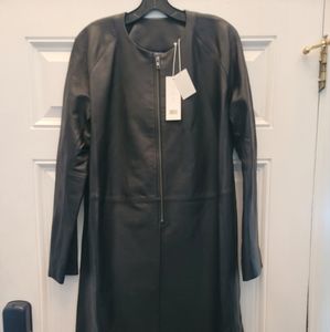 Vince Lamb Leather Jacket